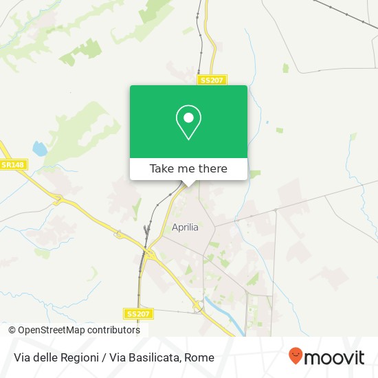 Via delle Regioni / Via Basilicata map