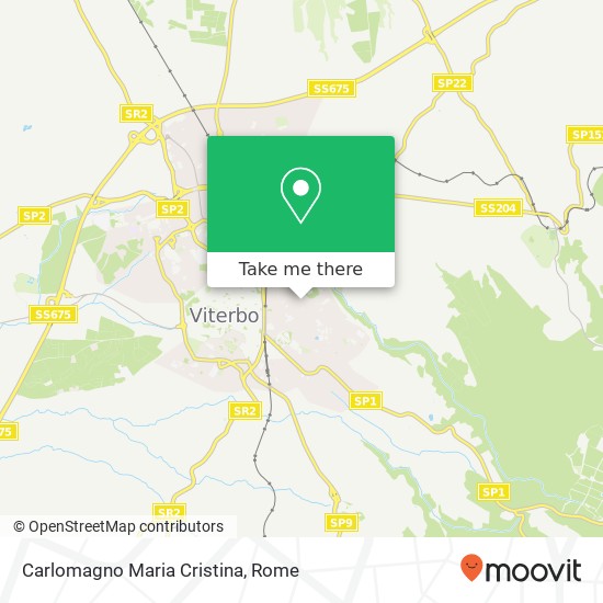 Carlomagno Maria Cristina map