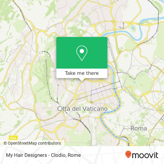 My Hair Designers - Clodio map