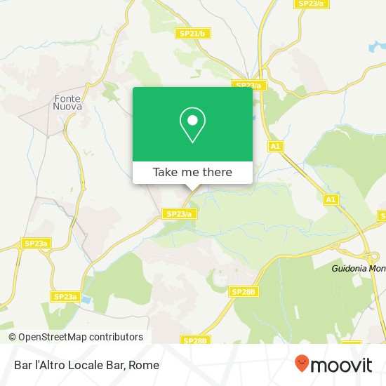 Bar l'Altro Locale Bar map