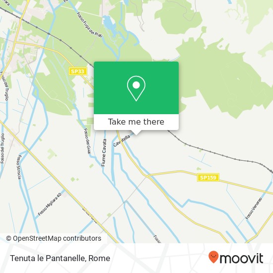 Tenuta le Pantanelle map