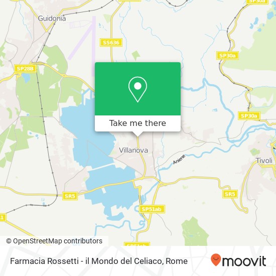 Farmacia Rossetti - il Mondo del Celiaco map