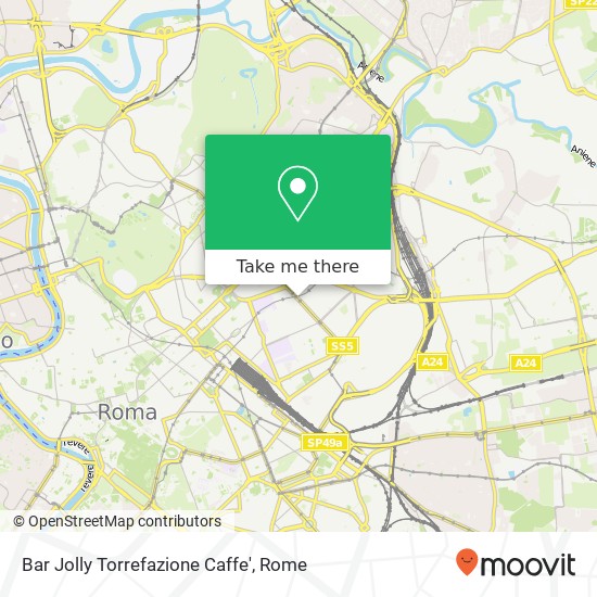 Bar Jolly Torrefazione Caffe' map