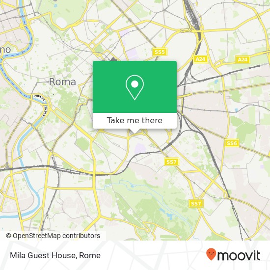 Mila Guest House map