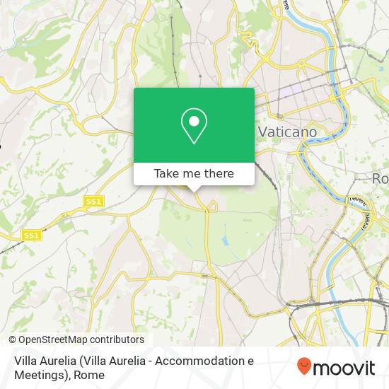 Villa Aurelia (Villa Aurelia - Accommodation e Meetings) map