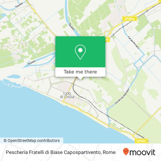 Pescheria Fratelli di Biase Capospartivento map