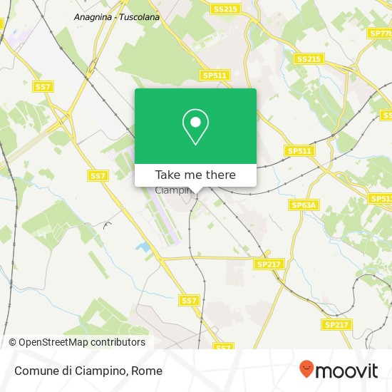 Comune di Ciampino map