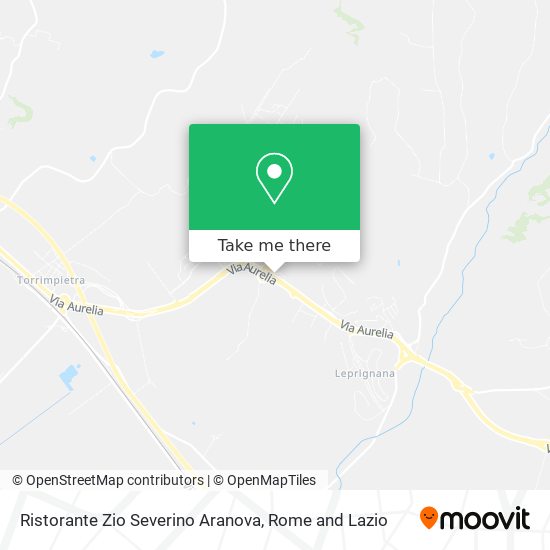 Ristorante Zio Severino Aranova map