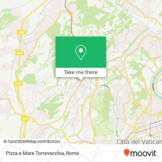 Pizza e Mare Torrevecchia map