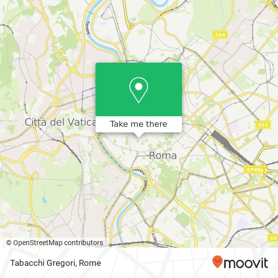 Tabacchi Gregori map