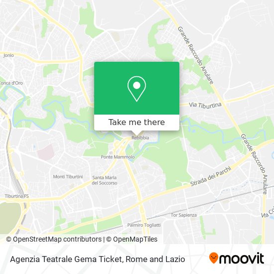 Agenzia Teatrale Gema Ticket map