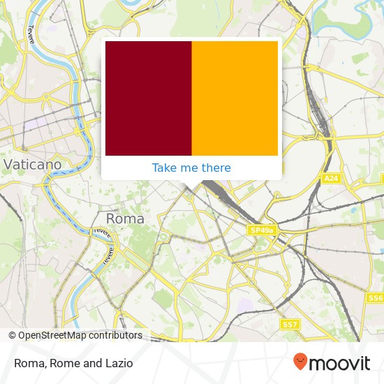 Roma map