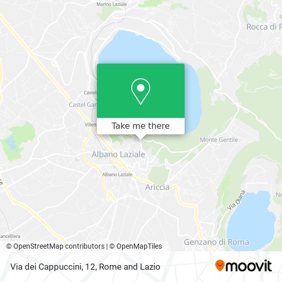 Via dei Cappuccini, 12 map