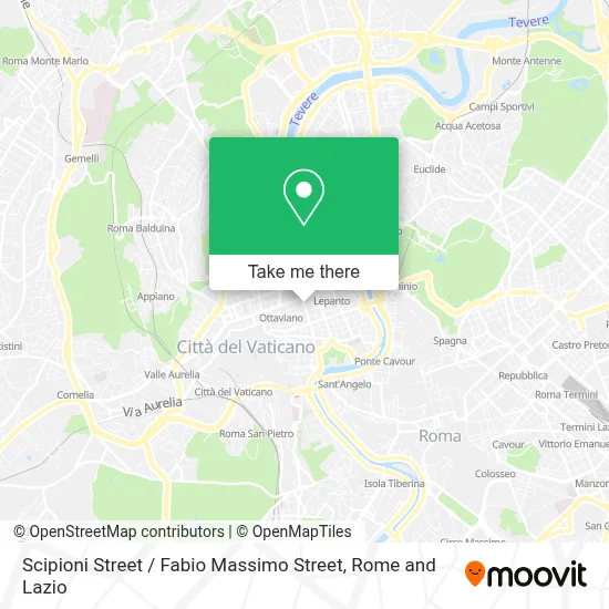 Scipioni Street / Fabio Massimo Street map