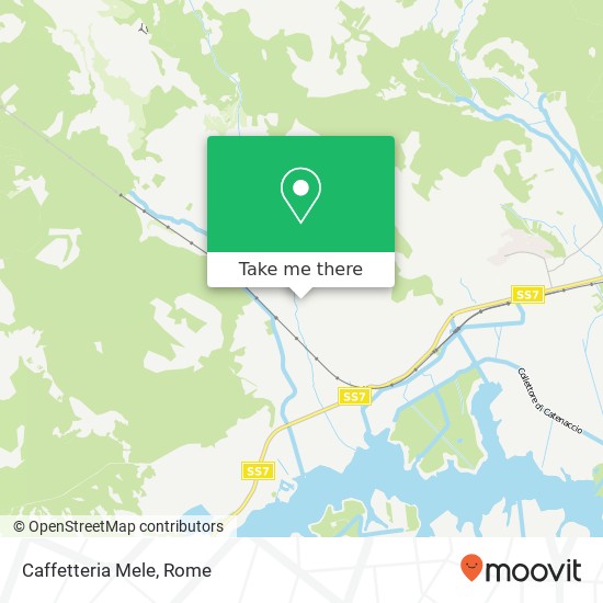 Caffetteria Mele map