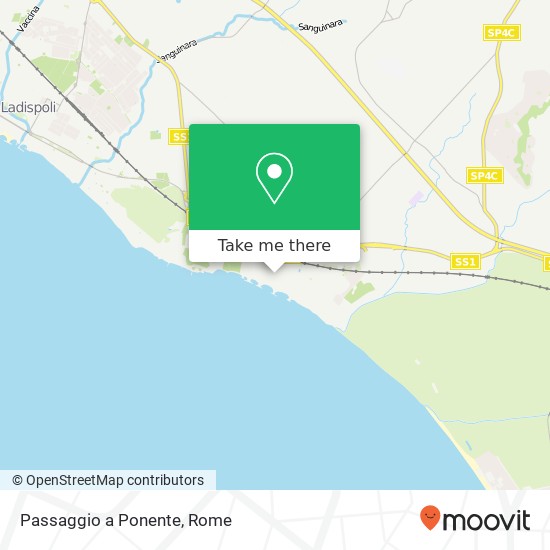 Passaggio a Ponente map