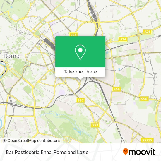 Bar Pasticceria Enna map