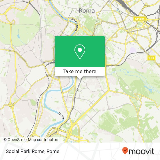 Social Park Rome map