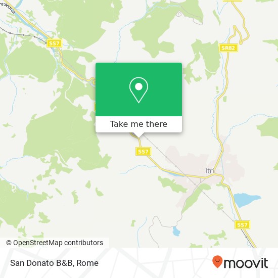 San Donato B&B map