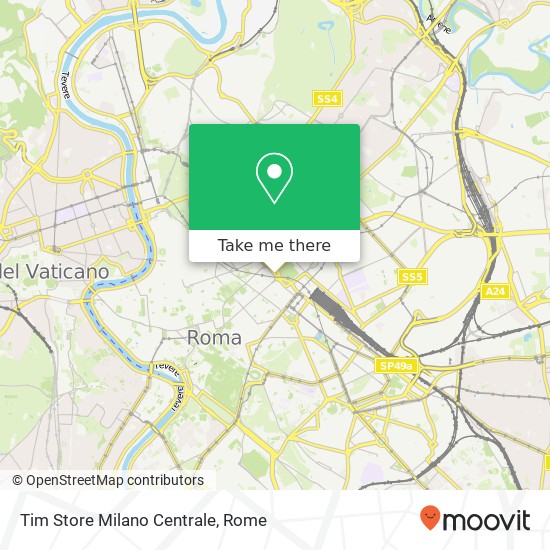 Tim Store Milano Centrale map