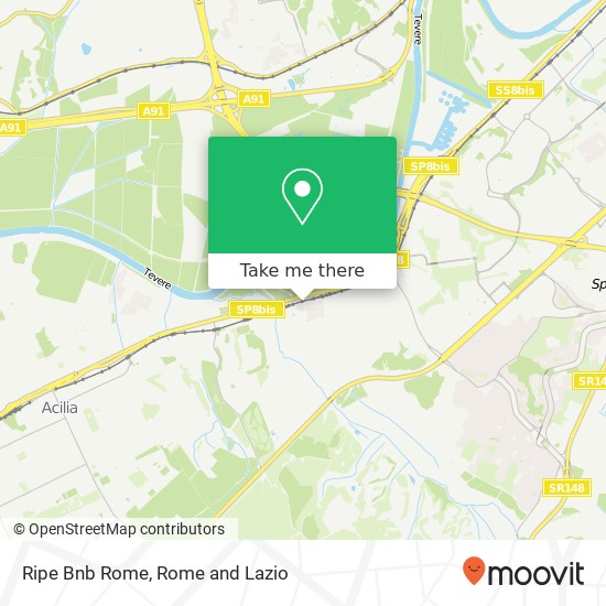 Ripe Bnb Rome map
