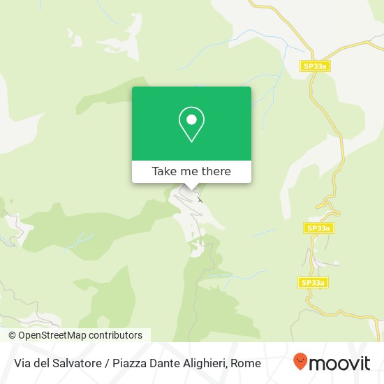 Via del Salvatore / Piazza Dante Alighieri map