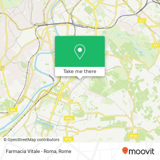 Farmacia Vitale - Roma map