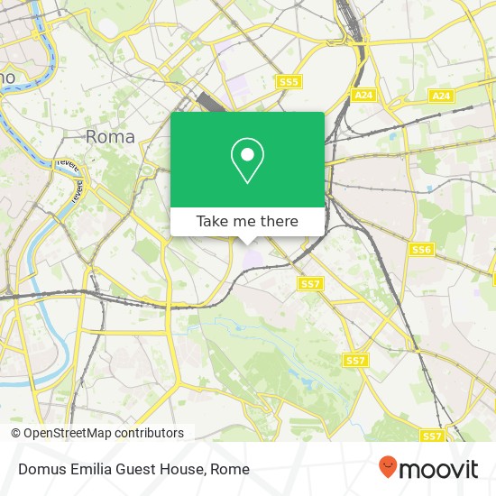 Domus Emilia Guest House map