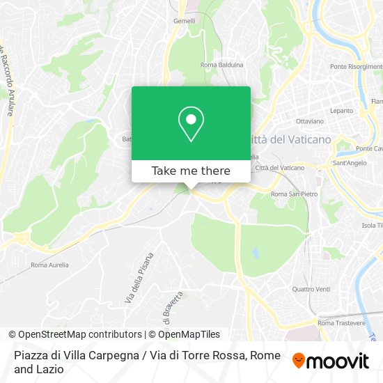 Piazza di Villa Carpegna / Via di Torre Rossa map