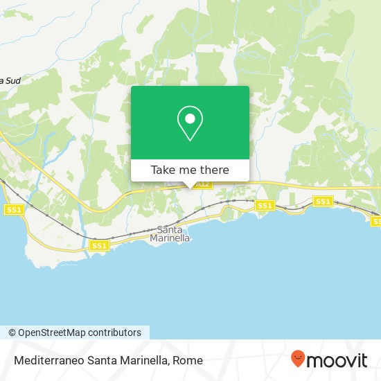 Mediterraneo Santa Marinella map