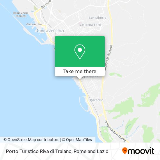 Porto Turistico Riva di Traiano map