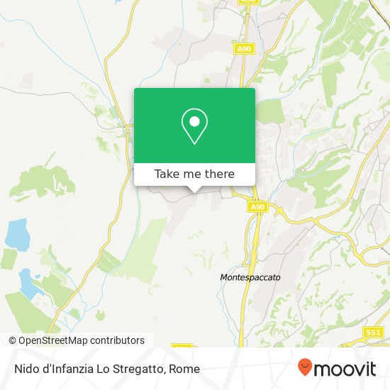 Nido d'Infanzia Lo Stregatto map