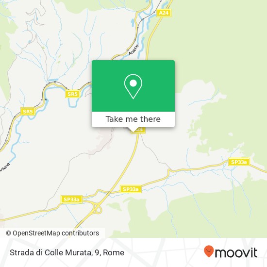 Strada di Colle Murata, 9 map