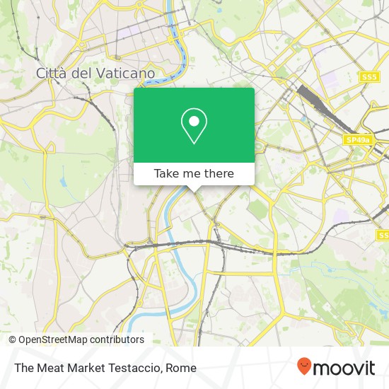 The Meat Market Testaccio map