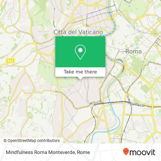 Mindfulness Roma Monteverde map