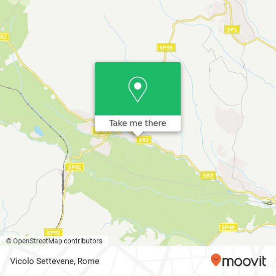 Vicolo Settevene map