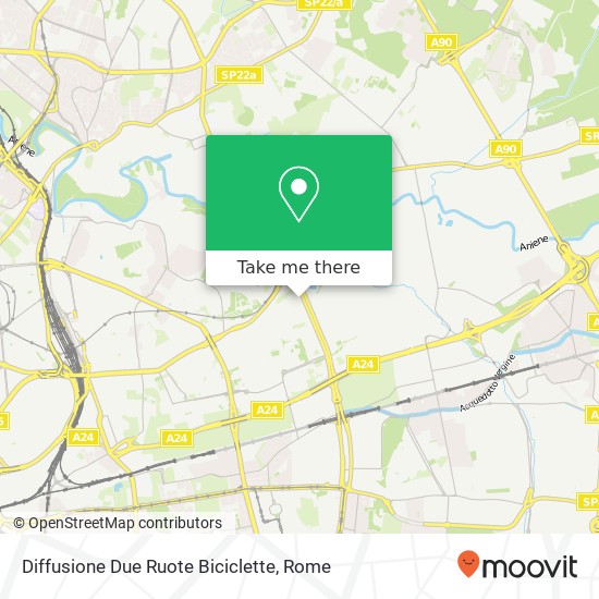 Diffusione Due Ruote Biciclette map