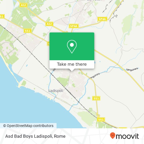Asd Bad Boys Ladispoli map