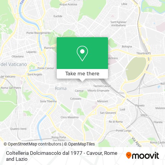 Coltelleria Dolcimascolo dal 1977 - Cavour map