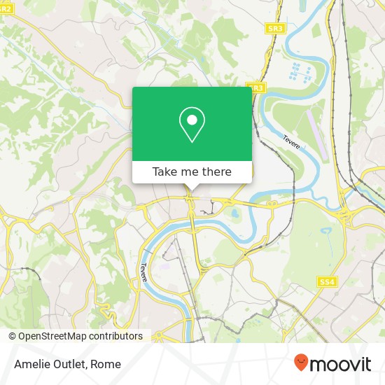Amelie Outlet map