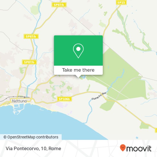 Via Pontecorvo, 10 map
