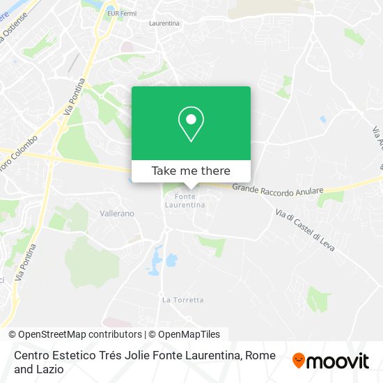 Centro Estetico Trés Jolie Fonte Laurentina map