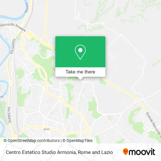 Harmony Aesthetic Studio map