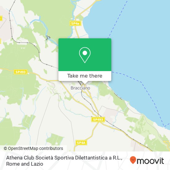 Athena Club Società Sportiva Dilettantistica a R.L. map