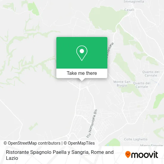 Spanish Restaurant Paella and Sangria map