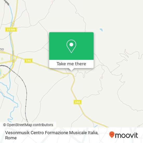 Vesonmusik Centro Formazione Musicale Italia map