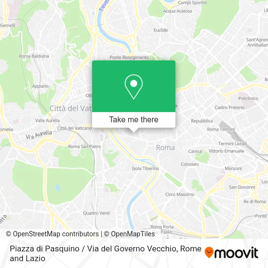 Piazza di Pasquino / Via del Governo Vecchio map