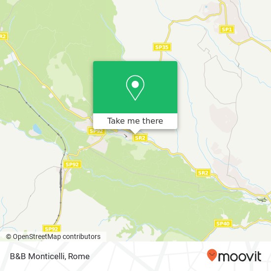 B&B Monticelli map