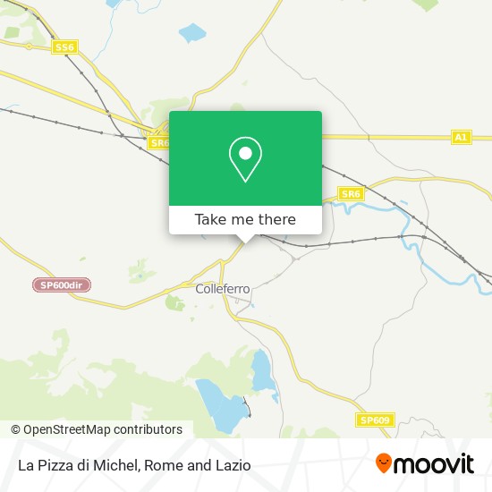 La Pizza di Michel map