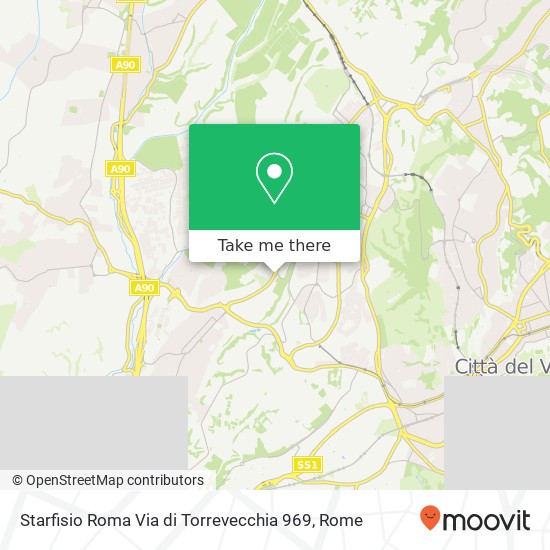 Starfisio Roma Via di Torrevecchia 969 map